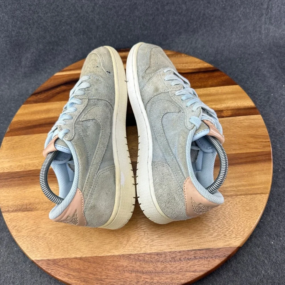Nike Air Jordan 1 Retro Low OG Premium Ice Blue Tan 905136-402 Mens Size 9